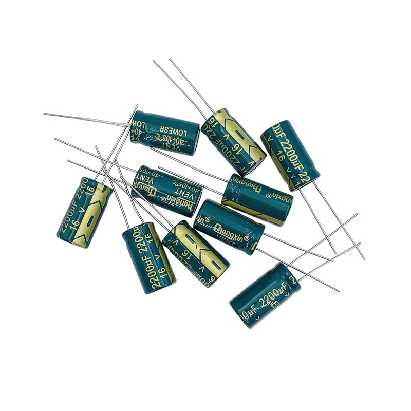 PENGLIN 10pcs Electrolytic Capacitors Aluminum Electrolytic Capacitors 16V 2200UF 105℃