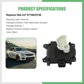 SCITOO HVAC Heater Blend Door Actuator Replacement for Lexus for GX470 2003-2009, for Toyota for 4Runner 2003-2009 604-337 Heater Blend Door Levers