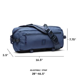 Chrome Industries Kadet Sling Messenger Bag – Crossbody Sling for Women and Men w/Quick Release Buckle – 9L, Indigo