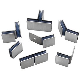 Stainless Steel Glass Holder Clamp Holder Glass Clamp Glass Door Glass (Model A)