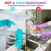 Elgood Reusable Long Dishwashing Cleaning Gloves with Latex Free, Long
