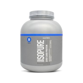 Isopure Zero Carb Protein Powder, 100 Whey Protein Isolate, Flavor Creamy Vanilla, 4.5 Pounds (Packaging May Vary)                                    