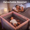 Pamo Babe Pack and Play with Bassinet, Pink Portable Playard