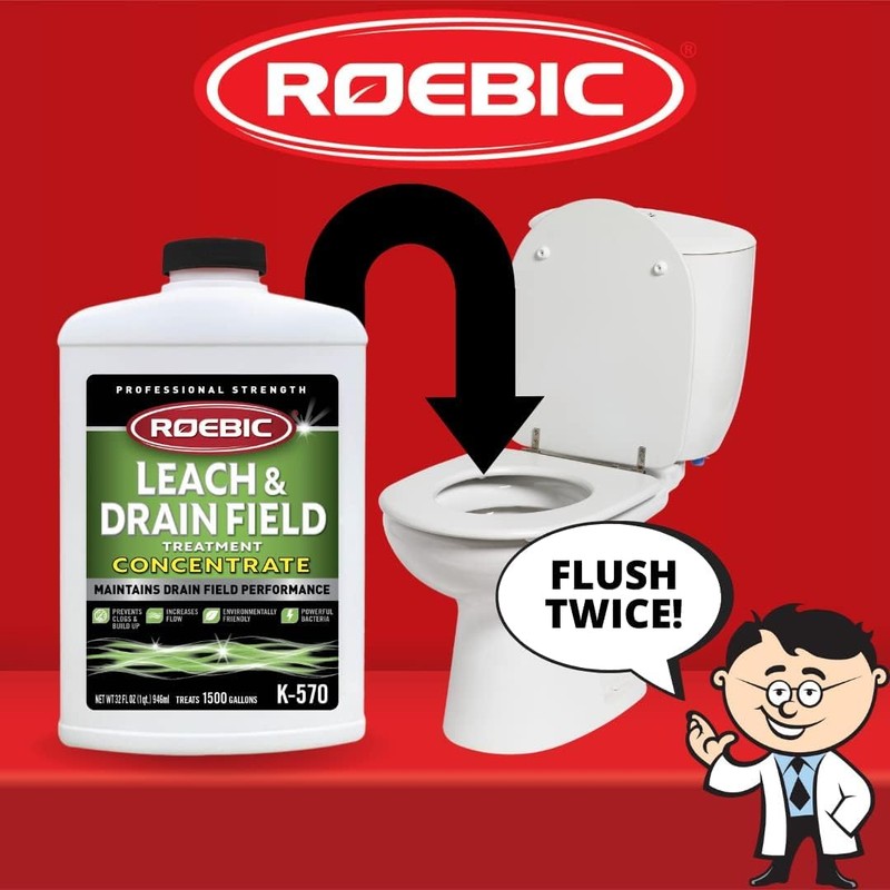 Roebic K-570 32 Fl. Ounce Biodegradable Leach and Drain Field
