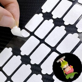 HeLISSE Easy-Tear Square Double Sided Sticky Tack, Museum Putty,Wall Putty No Residue, Wall Sticky for Hanging, Crafts, Balloons, Poster,Photos,Decorations, DIY Projects-80 Dots
