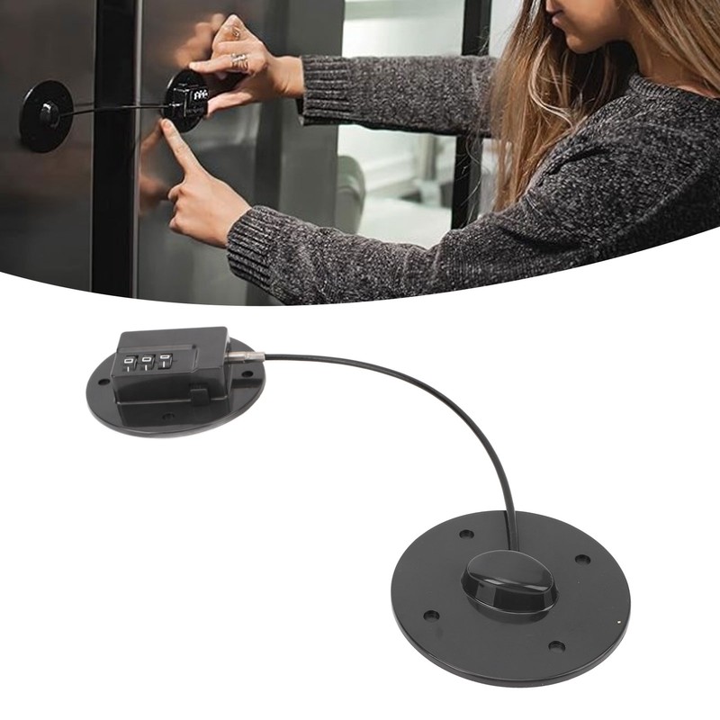 Heavy Duty Refrigerator Lock Keyless Combination Lock Security Password Lock