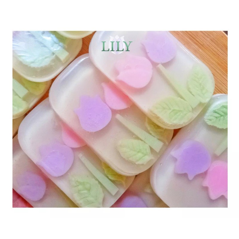 Lily Cosmética Natural 10 Jabones De Tulipanes Aroma Floral