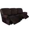ANARACHON Leather Look Recliner Couch Cover 8-Piece Recliner Sofa Slipcovers