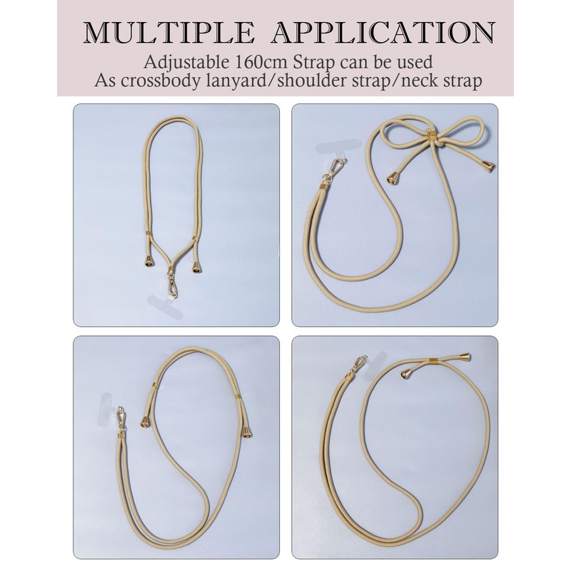 VSuRing Cell Phone Strap Pad, graish beige