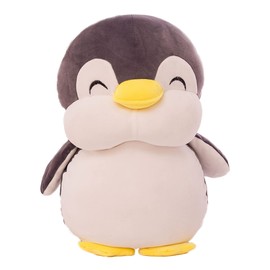 17.7 Inch Plush Penguin Stuffed Animal - Hugging Pillow with Smile Face, Cuddly Penguin Plushie Toy for Kids and Lovers - Perfect for Birthdays, Valentine's, Christmas