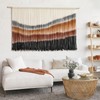 Flber Macrame Wall Hanging Macrame Wall Decor Large-Scale Tie-Dye Tapestry