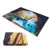 Cave River Landscape Pattern Tapestry Wall Hanging Wall Blanket for