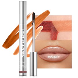 Lip Stain Peel Off, Orange Red Lip Liner Stain Peel Off Tattoo Matte Lip-tint, Long Lasting, Waterproof, Transfer-proof, Moisturizing, Easy to Use, Highly Pigmented Color for All Skin Types (#07)
