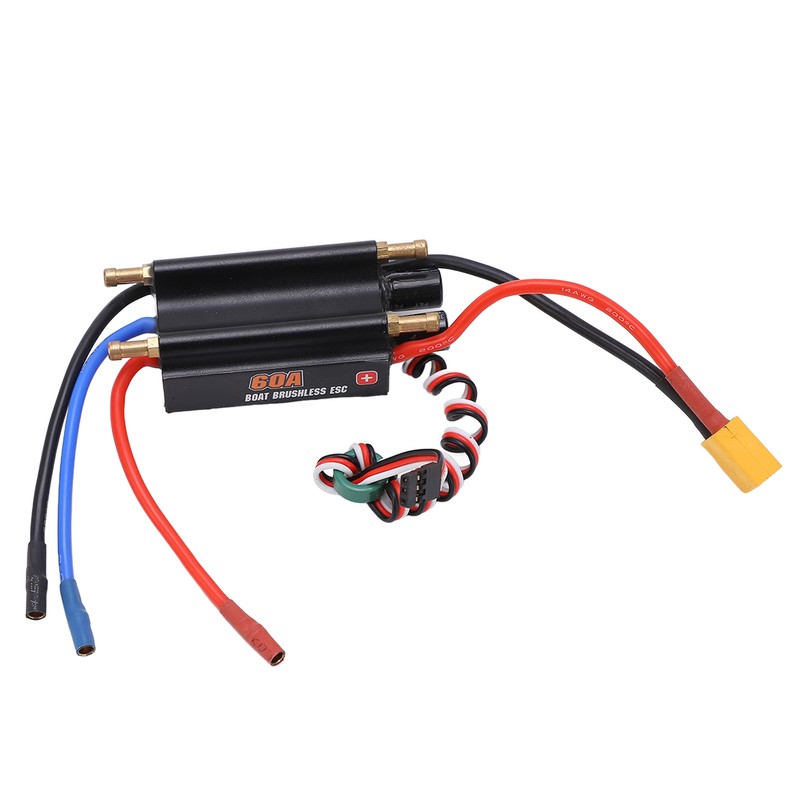 60A Brushless Electronic Speed Controller with XT60 Plug BEC Switch