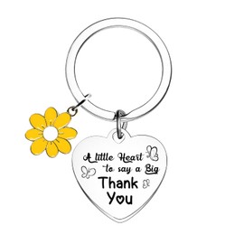BESPMOSP Thank You Keyring Gifts for Coworkers Friends Teacher Birthday Appreciation Retirement Gifts for Women