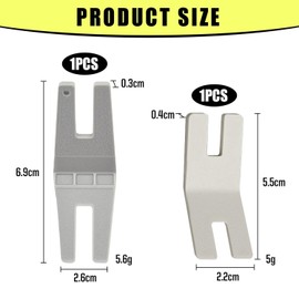 VEHYEGOI 2 Pieces Of Sewing Machine Presser Feet, Sewing Machine Accessories, Sewing Machine Supplies, Household Multifunctional Tools