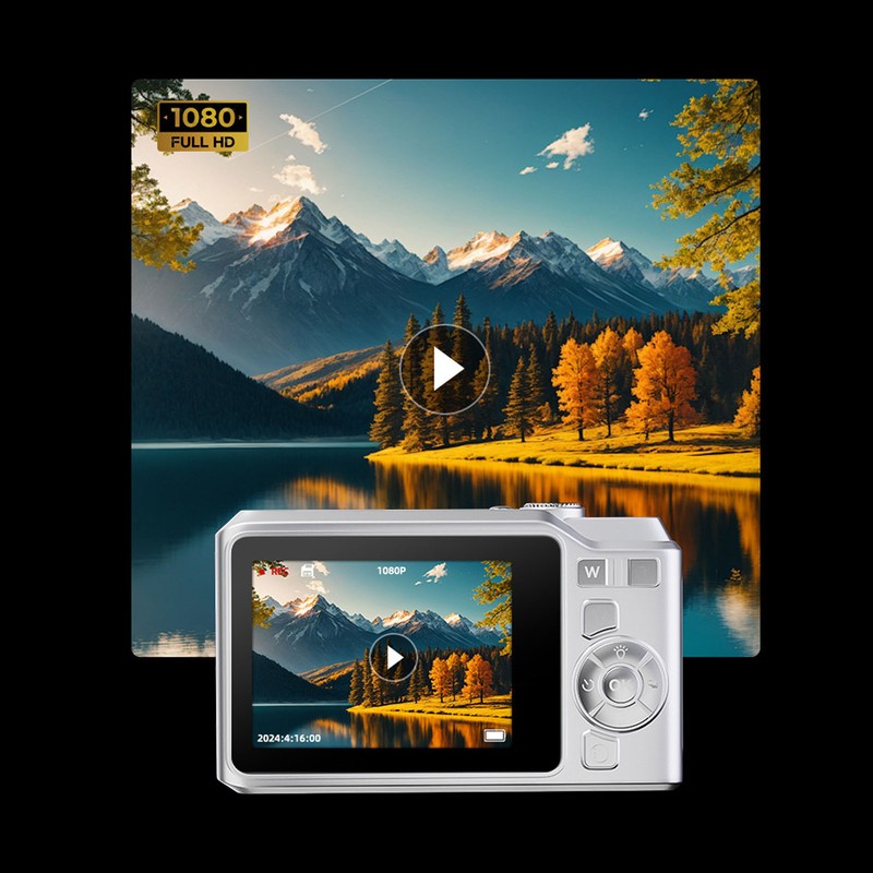 68MP Digital Camera FHD 1080P 2.7inch TFT Screen Manual Focus