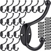 ZEYU 20Pcs Wall Hooks, Coat Hooks Hardware Heavy Duty Hooks