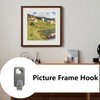 Runseaway 12PCS J-Shape Wall Mount Hooks, Stainless Steel J Hook,