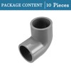 QUARKZMAN 20 mm Slip PVC Pipe Connector x 10 Pieces