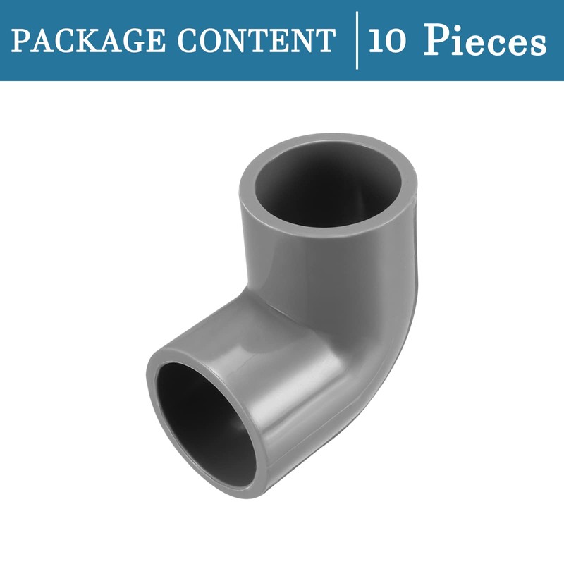 QUARKZMAN 20 mm Slip PVC Pipe Connector x 10 Pieces