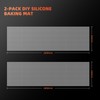 2000x350mm DIY Silicone Dehydrator Sheets, [2 Pack] Non Stick Large
