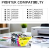 Lamburee LC406XL Ink Cartridges with High-Yield Replacement for Brother LC406
