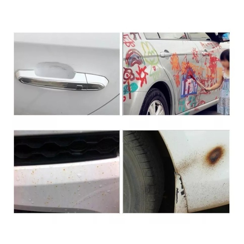 TechMel Nano Tec Quita Rayones Arañasos Oxido Carro Rines Autos