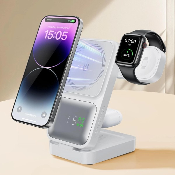Does not apply Magtime 5-In-1 Wireless Charging Station with Real-Time