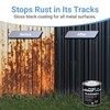 RUST BULLET BlackShell Gloss Black Rust Inhibitor 1 Pint, Preventive