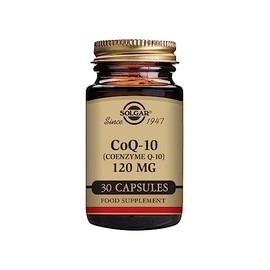Solgar CoQ-10 (Coenzyme Q-10) 120mg Vegetable Capsules - Pack of 30 - Helps Reduce Effects of Aging - Supports Energy Production - Vegan, Gluten Free and Kosher