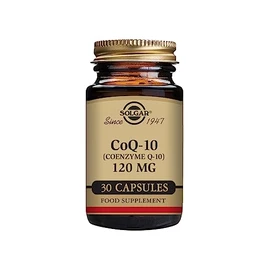 Solgar CoQ-10 (Coenzyme Q-10) 120mg Vegetable Capsules - Pack of 30 - Helps Reduce Effects of Aging - Supports Energy Production - Vegan, Gluten Free and Kosher
