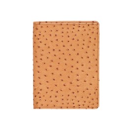 Scully Ostrich Leather Tel/Address Book Organizer Business (Brown)