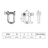 TERF M12 Heavy Duty Commercial D-Shackle Steel M12 (12mm) D-Shackle