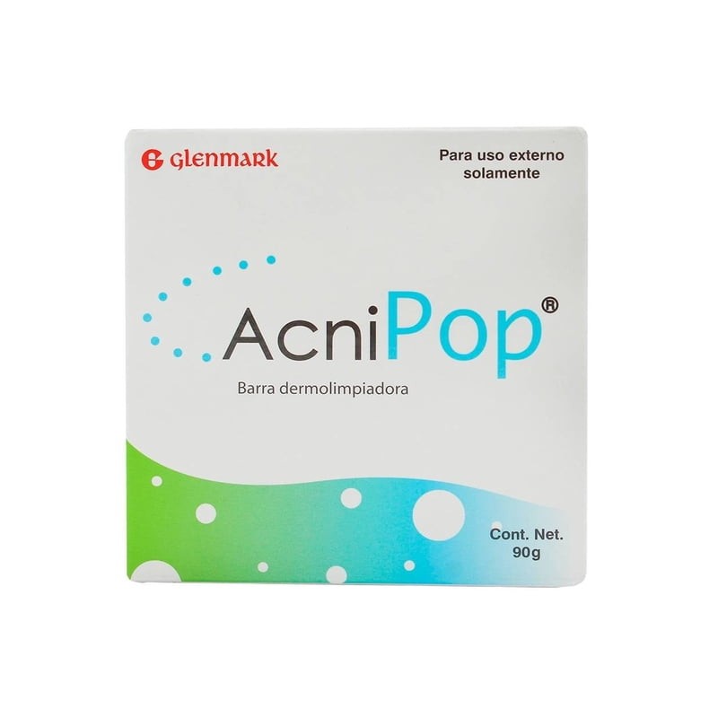 Barra dermolimpiadora Acnipop uso externo 90 g