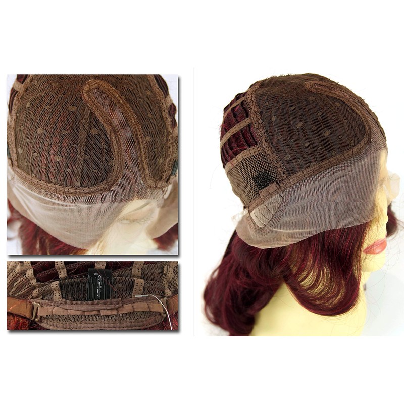 WIG ME UP - LO1703-MF-2SP118 Women's Lace Front Part Monofilament