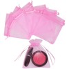 Bskifnn 50pcs Organza Bags 10x15cm Satin Drawstring Organza Pouch Wedding