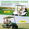 10L0L 3-Point 4 Passenger Seat Belt Bracket Kit for EZGO