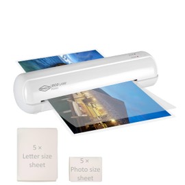 SINCHI 9-Inch Thermal Laminator, 3–5 Mil, 3-Min Warm-Up, Compact Lamination Machine with 10 Pouches, Jam Release Lever, Auto Shut-Off, One-Touch Operation for Home, Office, School