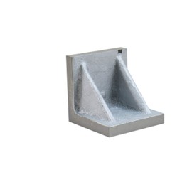 Shars 6x6x6" Ground Angle Plate Webbed End Cast Iron 202-4255 R