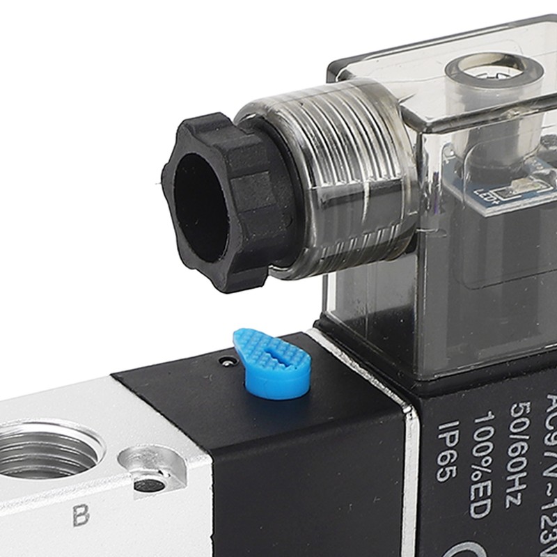 4V210‑08 Electric Solenoid Valve 2 Position 5 Way Cylinder Control