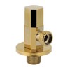 Faucet Angle Valve Brass Gold Water Angle Valve Bathroom Water
