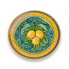 Umbria Hand Painted Limone Ceramic Pasta Bowl from Italy
