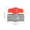 sourcing map 32mm PVC Ball Valve for Water Supply Pipe,