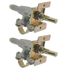 Paquete de 2 válvulas de control de quemador para Blackstone Grill Griddle OEM piezas de repuesto válvula de gas (propano (LP))