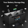 SunnyLith 12V 200Ah LiFePO4 Lithium Battery Fireproof Safe Bag, Large