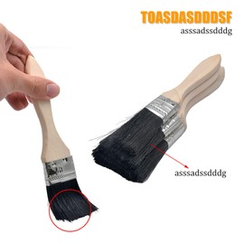 5Pcs Paint Brushes Decorating Set, 1" / 1.5" / 2" Disposable Pure Bristles Paintbrush Painting Tools Art Supplies