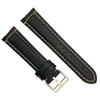 diloy Calf Leather Watch Strap Bison Embossed Extra Thick for