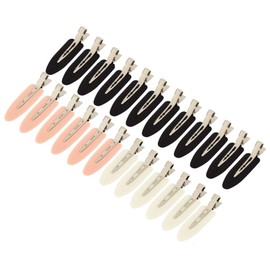 24 PCS No Bend Hair Clips Curl Pin Clips WYLSY No Crease Hair Clips Mixed Color for Womens Girls Makeup Hairstyle Bangs Waves Makeup (24PCS)