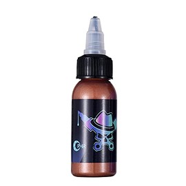OPHIR Acrylic Airbrush Paint for Model Hobby, Shoes, Leather Painting Opaque Acrylic Pigment Ink - Easy to Clean with Water or Alcohol (RED BRONZE)